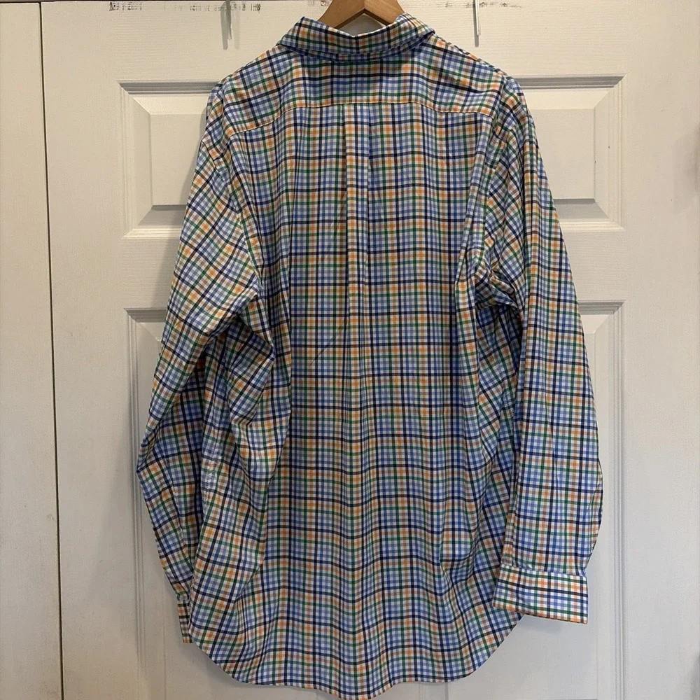 Polo Ralph Lauren Shirt Mens‎ XL Performance Classic Button Up Preppy Gingham